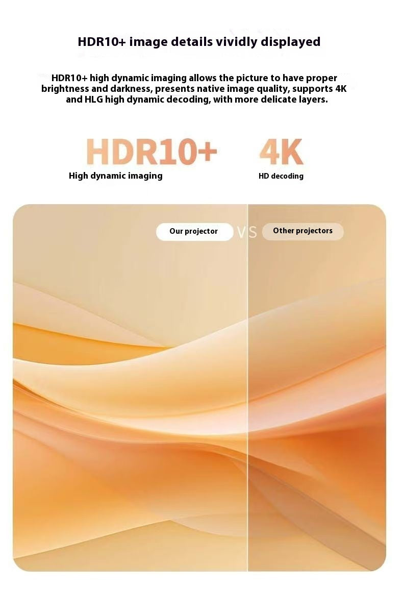 Portable Mini Home HD Projector Gun